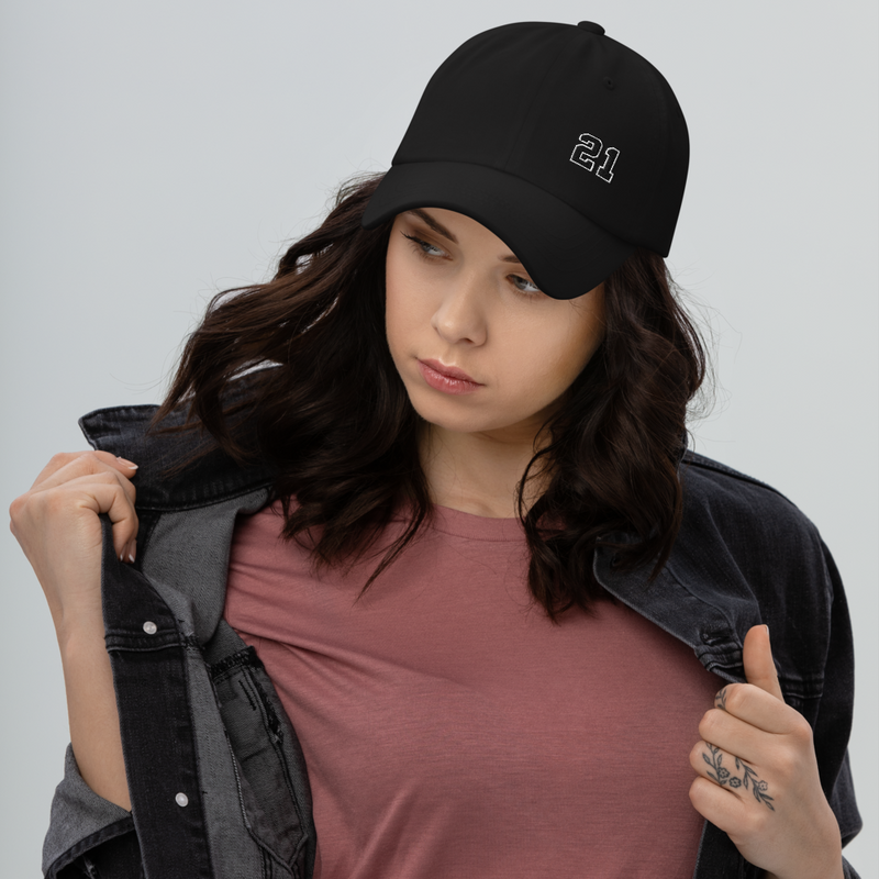 21 Logo Dad Hat – Demarqo Graphics